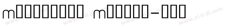 Mingaihks Medium字体转换